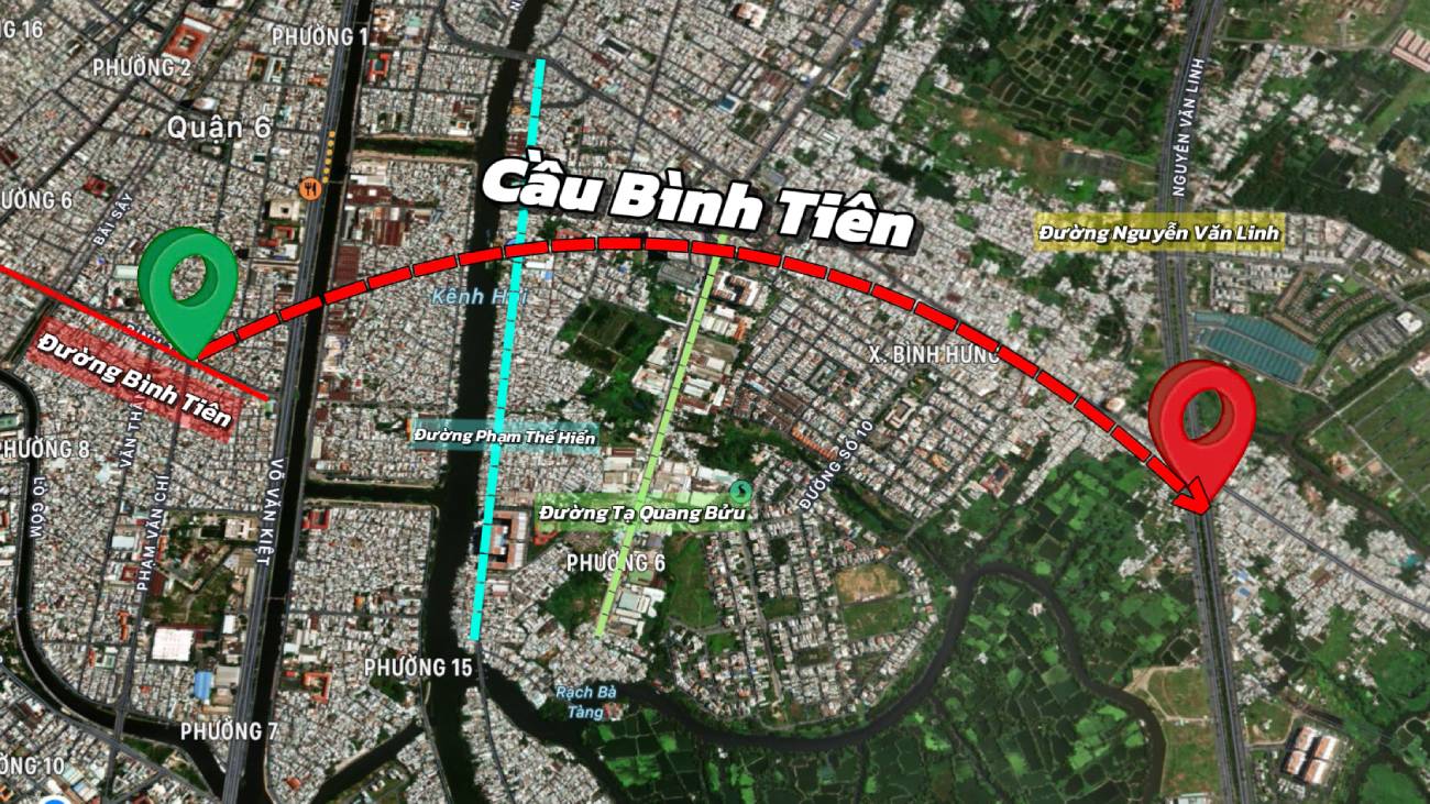 TPHCM đẩy nhanh tiến độ cầu đường Bình Tiên, bốn dự án BOT cửa ngõ