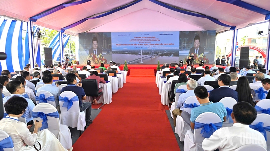 Khánh thành công trình cầu Rạch Miễu 2