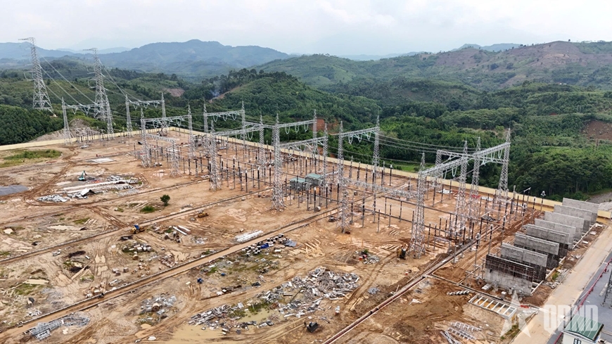 Cận cảnh trạm biến áp “nghìn tỷ” của Dự án TBA 500KV Lào Cai trước ngày đóng điện kỹ thuật