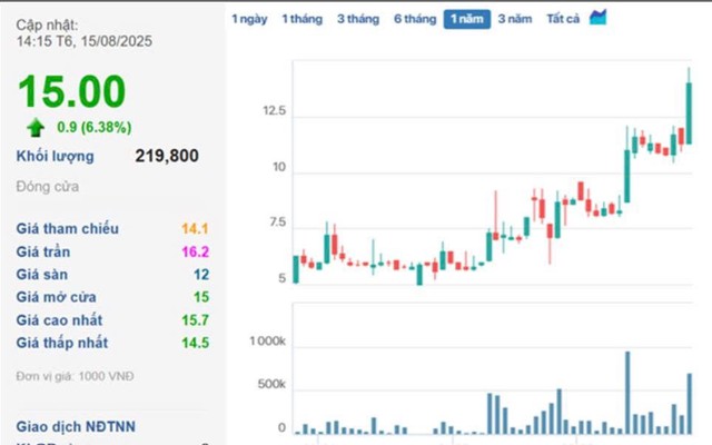 Cổ phiếu tăng gấp đôi từ đầu năm, Tập đoàn MCST (ALV) chuẩn bị trả cổ tức tỷ lệ 70%