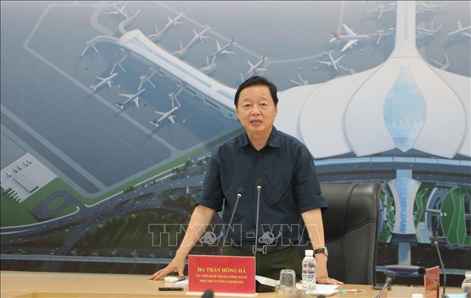 Phó thủ tướng Trần Hồng Hà: Tập trung cao độ thi công hạng mục trọng yếu tại sân bay Long Thành