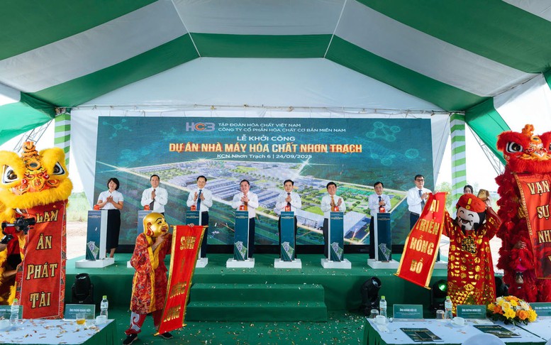 Khởi công Nhà máy Hóa chất Nhơn Trạch: Bước ngoặt phát triển của Công ty Hóa chất Cơ bản miền Nam