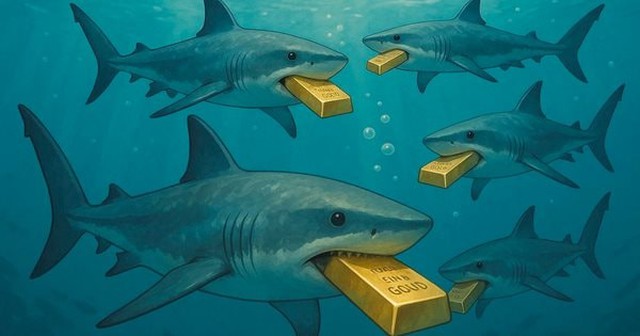 Vàng liên tục phá đỉnh, các quỹ đầu tư “cá mập” từ Mỹ, Châu Âu đến Châu Á đua nhau “gom hàng”