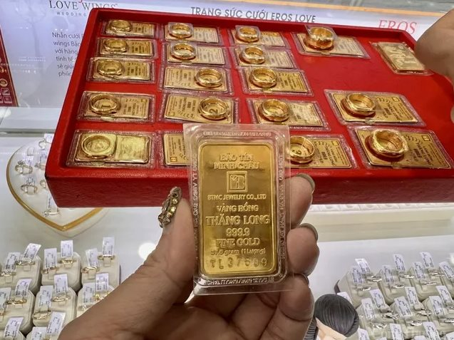 Giá vàng hôm nay (7-9): Vàng miếng leo dốc cao