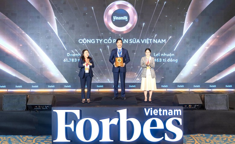 Vinamilk đứng đầu TOP 25 thương hiệu dẫn đầu 2025 của Forbes Việt Nam