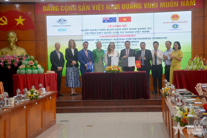 Lễ công bố xuất khẩu trái bưởi Việt Nam sang Australia