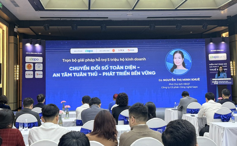 Doanh nghiệp tặng miễn phí bộ giải pháp thuế kê khai, tiếp sức 5 triệu hộ kinh doanh