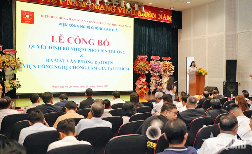 Thành lập Văn phòng đại diện Viện Công nghệ chống làm giả tại TP Hồ Chí Minh