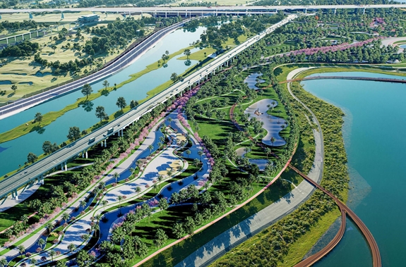 Những điểm mới tại đề xuất về dự án Trục đại lộ cảnh quan sông Hồng