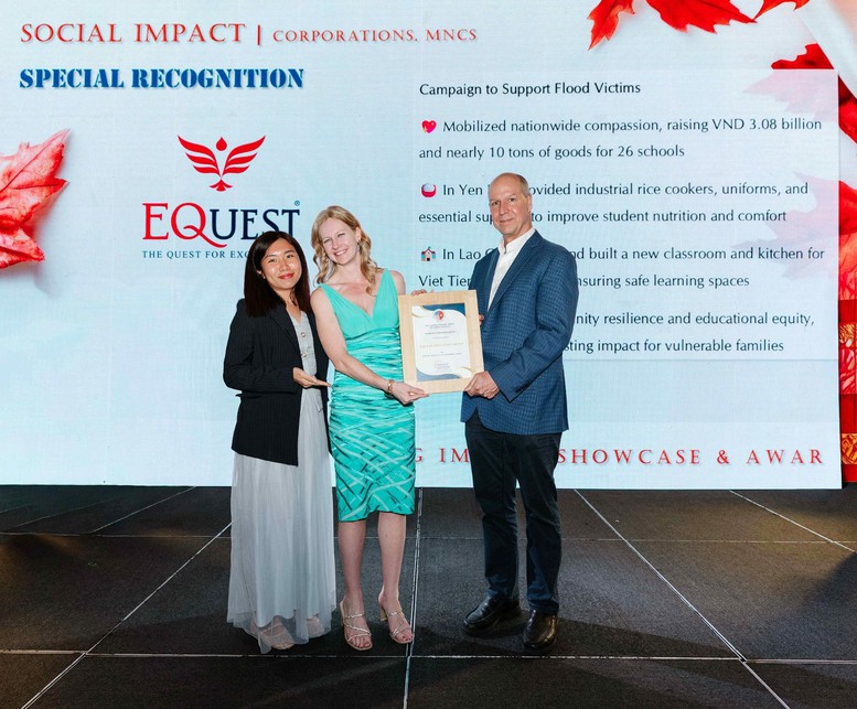 EQuest tiếp tục được AmCham Vietnam vinh danh vì đóng góp bền bỉ cho cộng đồng