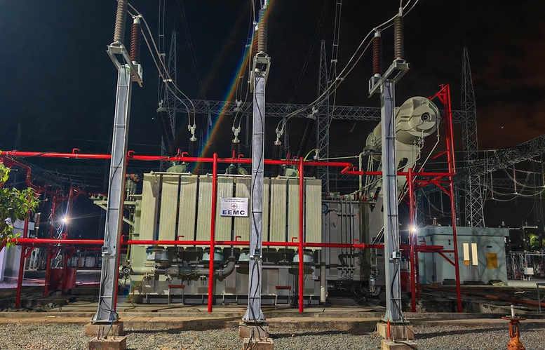 Trạm biến áp 220 kV Mỹ Tho được nâng công suất lên 500 MVA