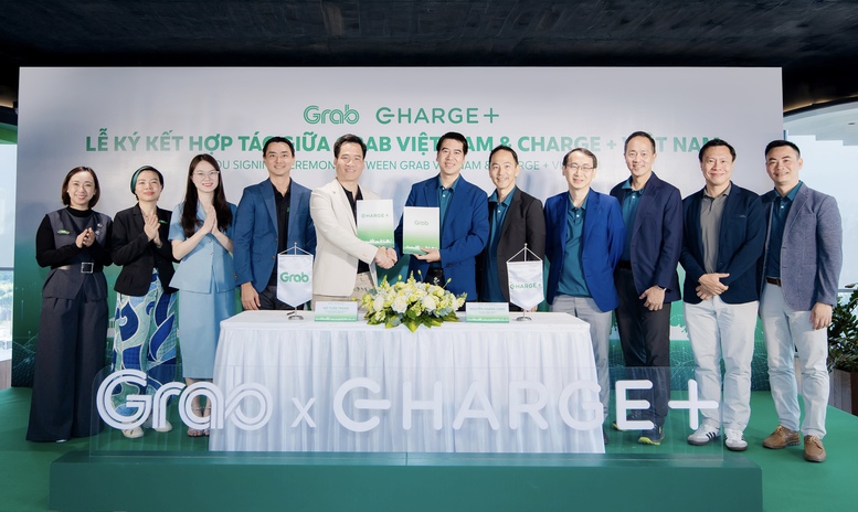 Grab Việt Nam và Charge+ hợp tác phát triển trạm sạc xe điện