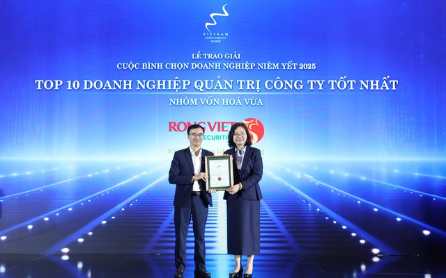 Chứng khoán Rồng Việt nhận cú đúp giải thưởng tại VLCA 2025