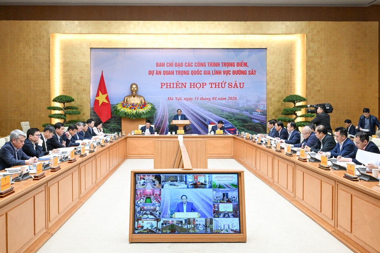 Thủ tướng: Triển khai các dự án đường sắt với mệnh lệnh hành động và trách nhiệm cao nhất