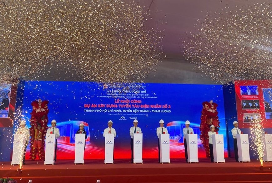 TP Hồ Chí Minh động thổ các dự án hạ tầng, giao thông trọng điểm