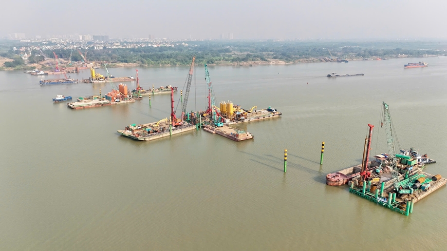 Cầu Trần Hưng Đạo thi công xuyên Tết, quyết tâm về đích giữa năm 2027