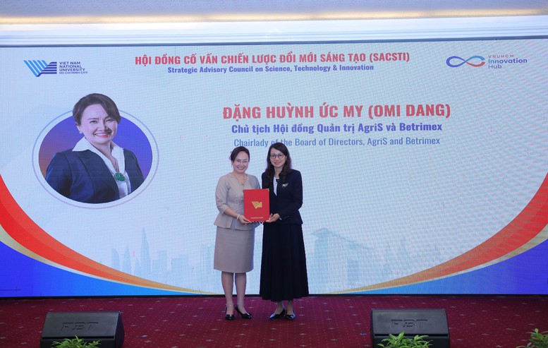 Chủ tịch AgriS Đặng Huỳnh Ức My tham gia Hội đồng Cố vấn Chiến lược Đổi mới sáng tạo Đại học Quốc gia TPHCM- Ảnh 1.
