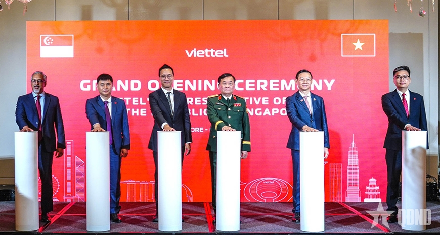 Viettel khai trương Văn phòng đại diện tại Singapore