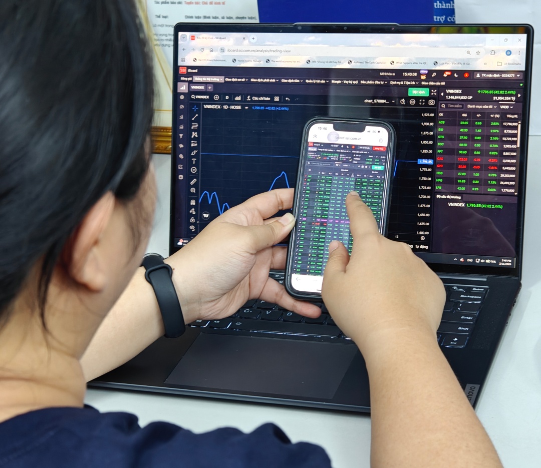 Thị trường chứng khoán Việt Nam ‘ngược dòng’ ngoạn mục chiều 4-3