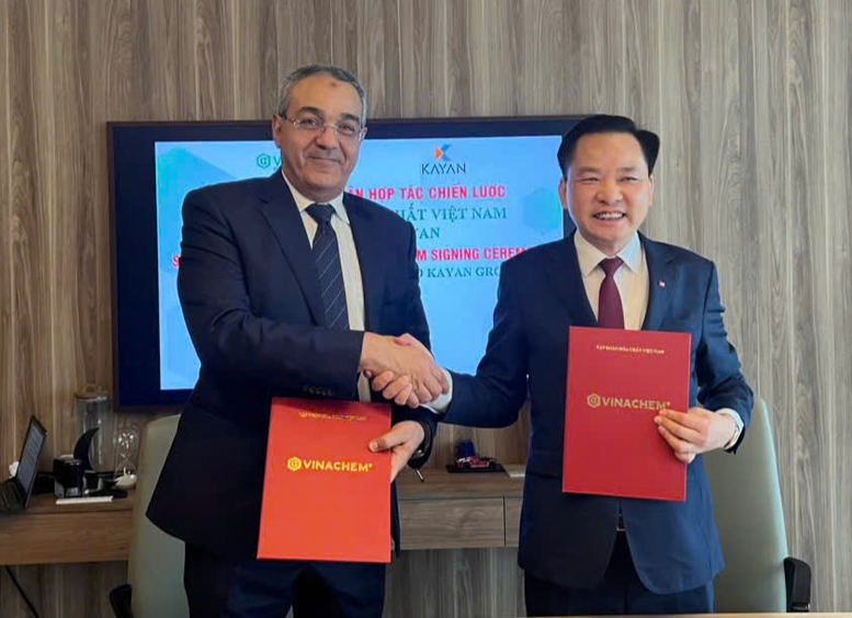 Tập đoàn Hóa chất Việt Nam hợp tác Kayan for International Trade đảm bảo an ninh nguyên liệu phân bón