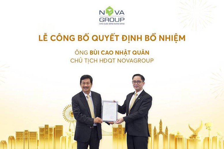 NovaGroup chuyển giao thế hệ lãnh đạo, định hình giai đoạn phát triển mới