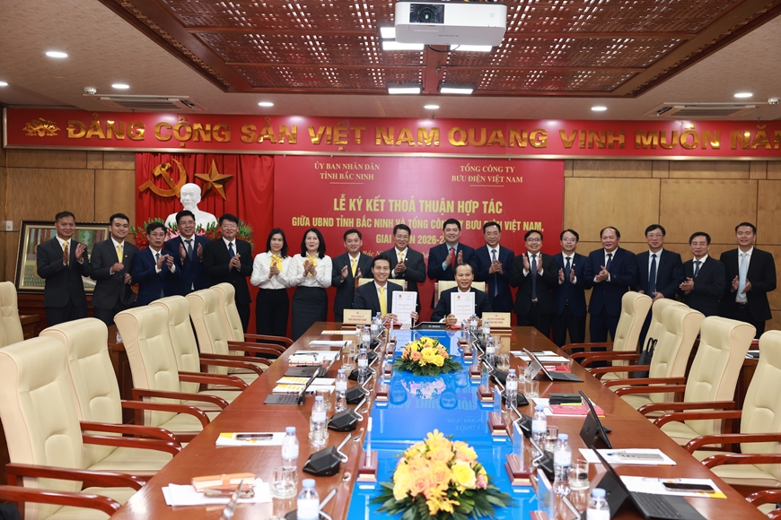 Bưu điện Việt Nam và tỉnh Bắc Ninh hợp tác thúc đẩy chuyển đổi số