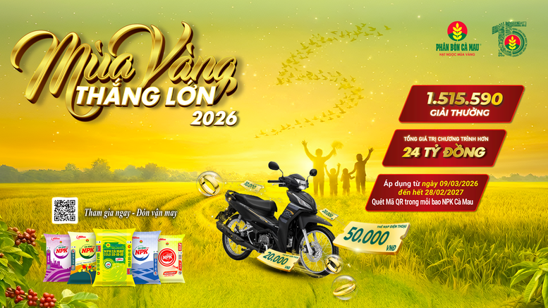 Mùa Vàng thắng lớn 2026: Công nghệ số kết nối niềm vui mùa vàng