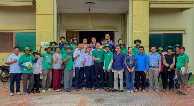 Bình Điền đưa giải pháp dinh dưỡng khoa học đến vùng điều Campuchia