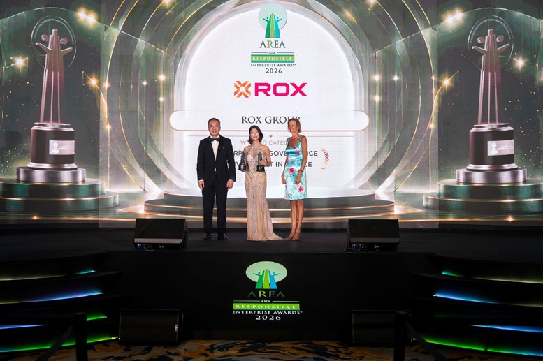 ROX Group lần thứ tư được trao giải thưởng Doanh nghiệp trách nhiệm Châu Á