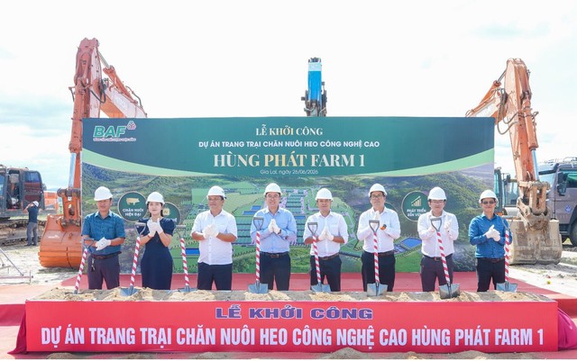 BAF khởi công siêu trang trại được FMO “rót vốn” tại Gia Lai