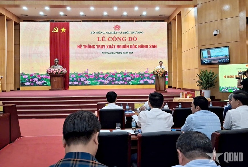Công bố hệ thống truy xuất nguồn gốc nông sản