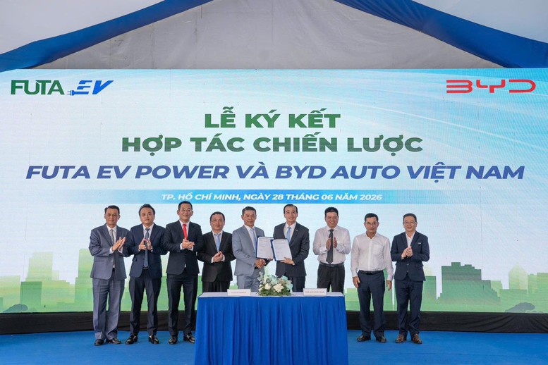 FUTA EV POWER và BYD AUTO Việt Nam hợp tác phát triển hạ tầng sạc xe điện