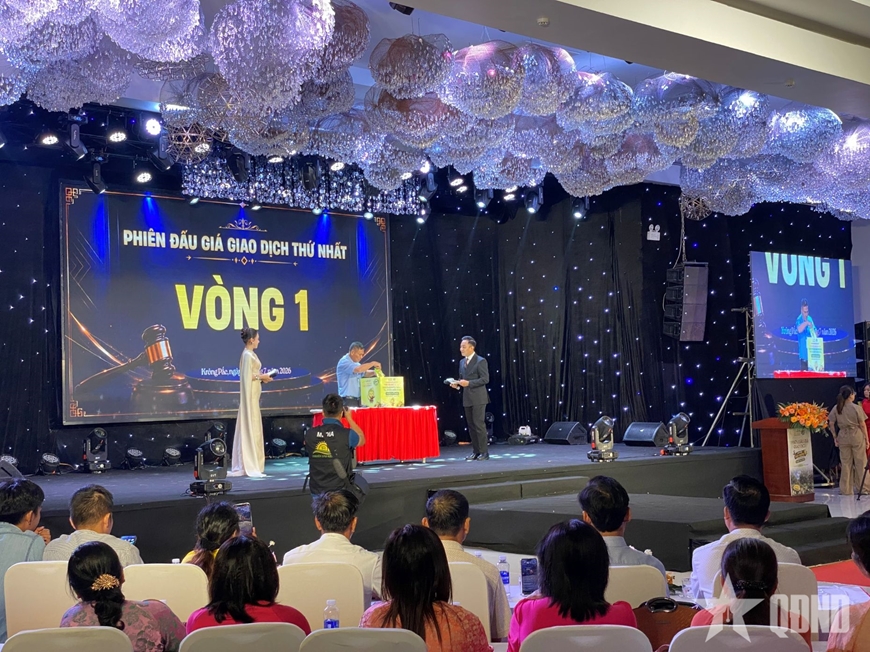Xã Krông Pắc (Đắk Lắk) đấu giá thành công lô sầu riêng trị giá gần 24 tỷ đồng