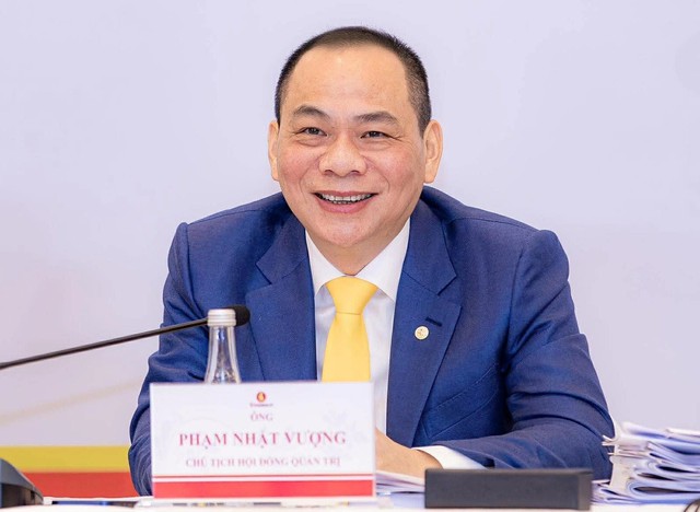 Trong khi Elon Musk, Jensen Huang “mất tiền”, tài sản ông Phạm Nhật Vượng tăng hàng tỷ USD