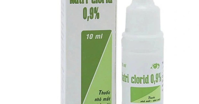 Xử phạt công ty sản xuất lô thuốc nhỏ mắt Natri clorid 0,9% vi phạm chất lượng