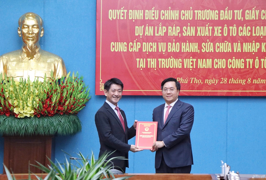 Phú Thọ: Tăng cường năng lực sản xuất ngành công nghiệp ô tô