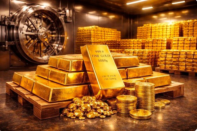 Một thế lực vừa “tung tiền” gom gần 10 tấn vàng chỉ trong 1 tuần