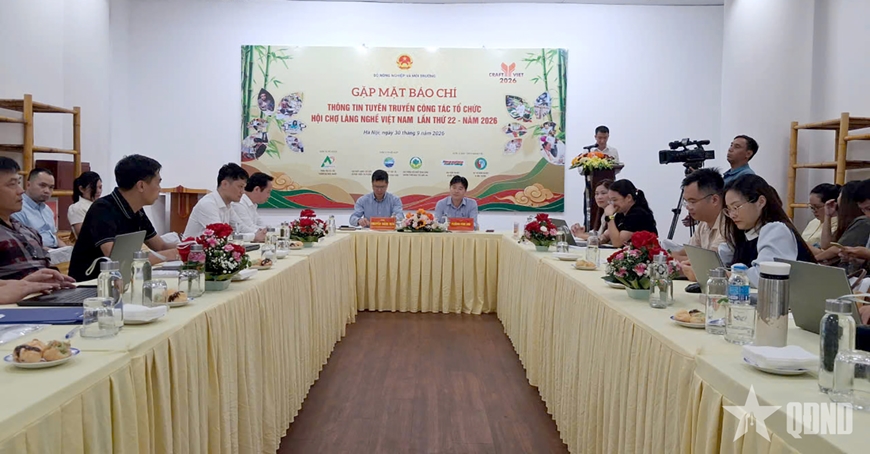 Hội chợ Làng nghề Việt Nam 2026 và chuỗi sự kiện sẽ được tổ chức tại Hà Nội