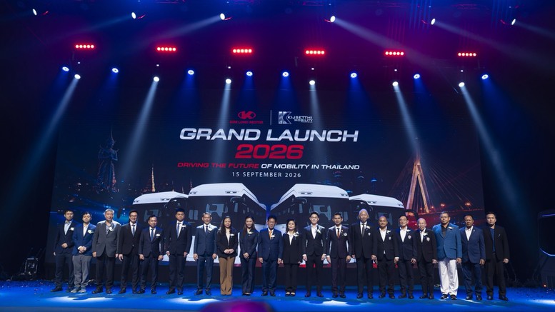 Xe bus ‘Made in Vietnam’ thương hiệu KIM LONG ra mắt thị trường Thái Lan