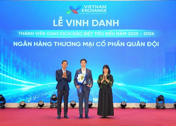 MB được vinh danh là thành viên giao dịch đặc biệt tiêu biểu trên thị trường trái phiếu