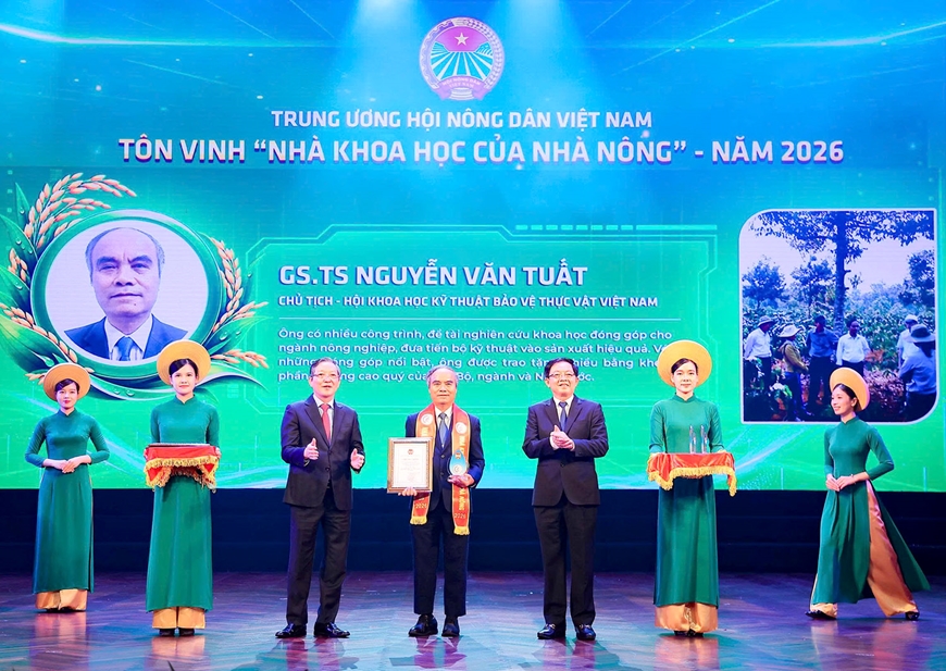 Tôn vinh 42 cá nhân đạt danh hiệu “Nhà khoa học của nhà nông” lần thứ 7