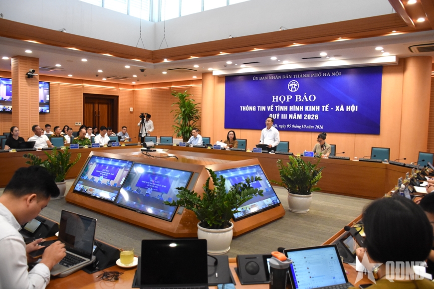 Tăng trưởng quý III năm 2026 của Hà Nội đạt 10,02%