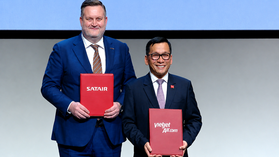 Vietjet và Satair trao thỏa thuận chiến lược phát triển chuỗi cung ứng hàng không tại Viet Nam